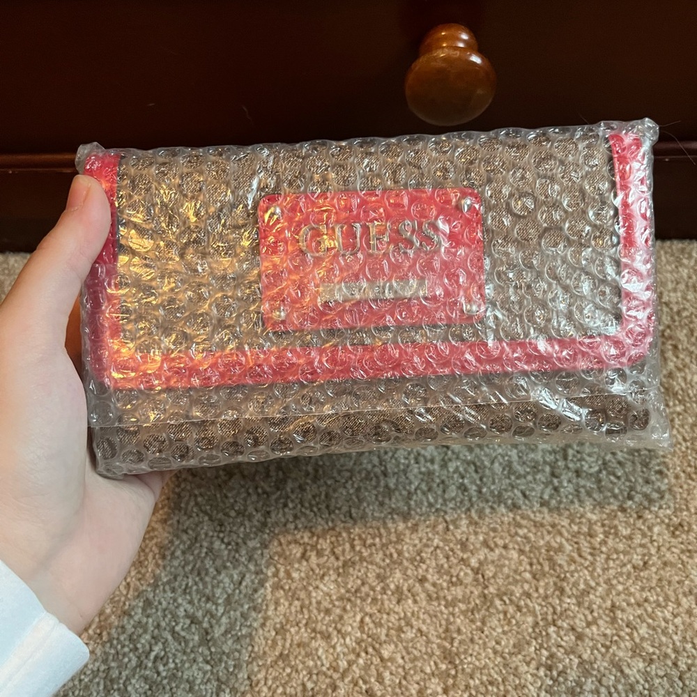 GUESS Pink and Beige Women's Bag